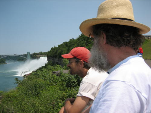 overlooking the American Falls